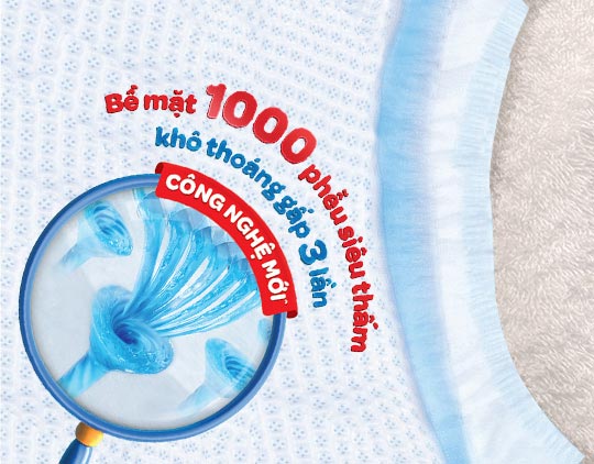 Huggies Dry lọt lòng tã dán