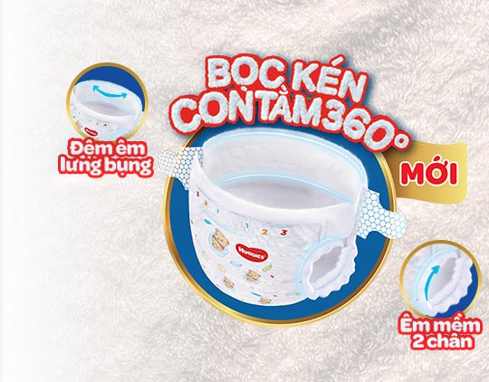 dòng tã sơ sinh bọc kén con tằm 360
