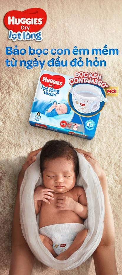 Dòng tã sơ sinh Huggies