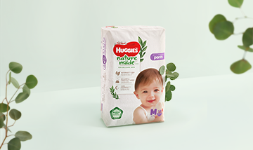 Huggies newborn diapers - XS 22 tape diapers & XS 24 wonder pants diapers -  46 pieces Baby