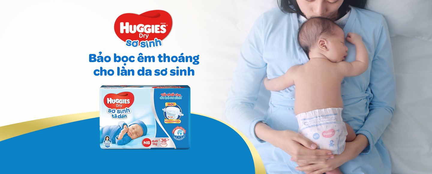 Dòng tã sơ sinh Huggies