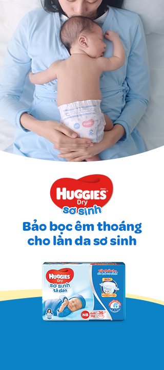 Dòng tã sơ sinh Huggies