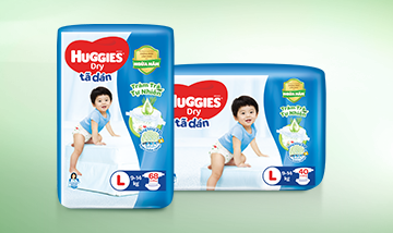 tã dán huggies mới