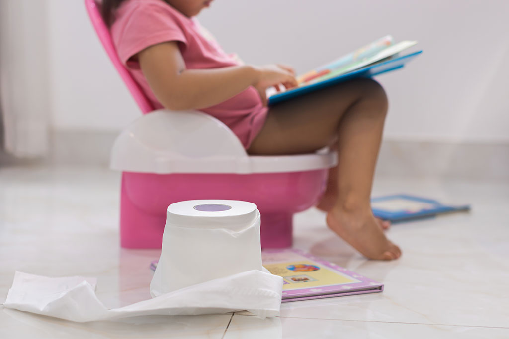 Quá trình tập cho bé ngồi bô bị gián đoạn