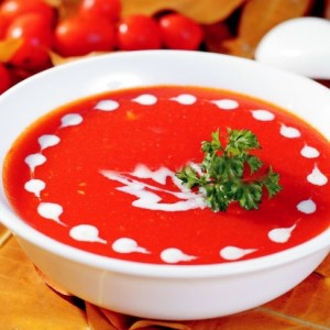 Món ăn cho bé: Súp kem cà chua