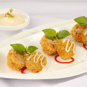 Món ăn cho bé: Heo viên chiên xù