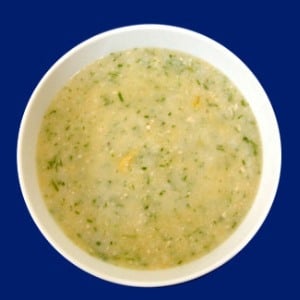 Cháo đậu hũ rau ngót