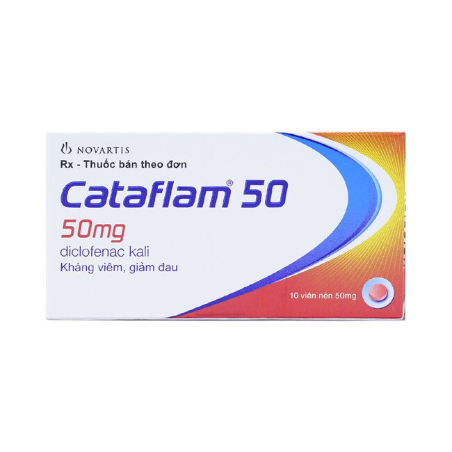 Thuốc Cataflam được dùng để giảm đau bụng kinh khá phổ biến