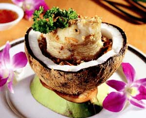 Cá lóc hấp nước cốt dừa thơm béo