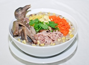Món ăn cho bà bầu: Cháo bồ câu