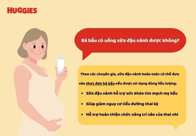 bà bầu uống sữa đậu nành được không