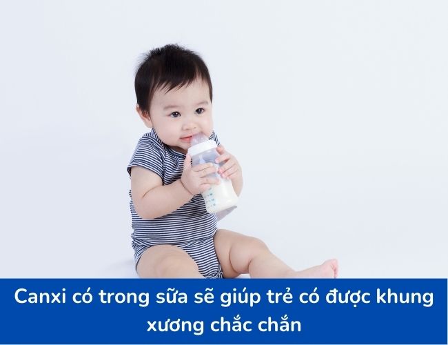 Sữa tăng độ cao, bổ sung cập nhật can xi mang đến trẻ