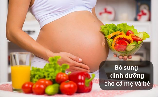 Bổ sung dinh dưỡng cho cả mẹ và bé