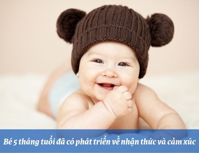 Sự phát triển về cảm xúc của bé 5 tháng tuổi