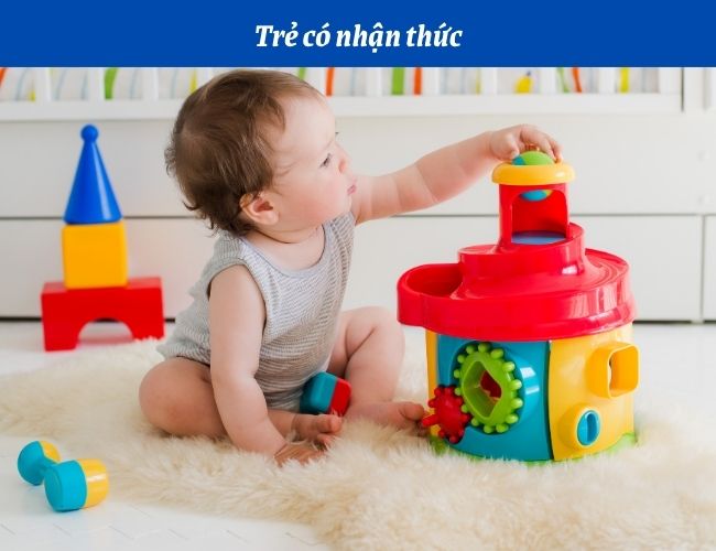 Trẻ dần dần có nhận thức khi được 6 tháng tuổi