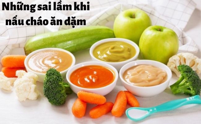 Những hiểu lầm thường gặp khi nấu cháo ăn dặm con trẻ sơ sinh