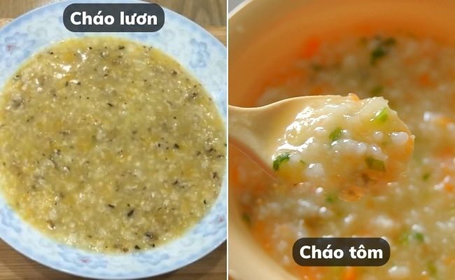 Món cháo ăn dặm từ lươn và tôm cho bé