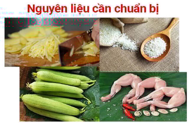 Cháo mướp hương ngon miệng cho bé