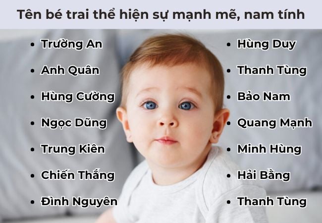 Tên Bé Trai Hay 2025 - Top 100 Tên Ý Nghĩa, Độc Đáo Và May Mắn