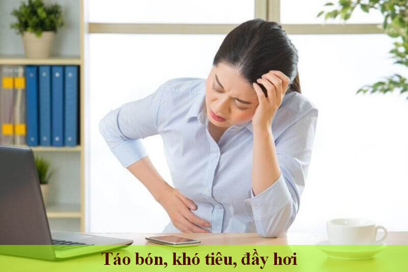 Táo bón, khó tiêu, đầy hơi là dấu hiệu nhận biết mang thai phổ biến