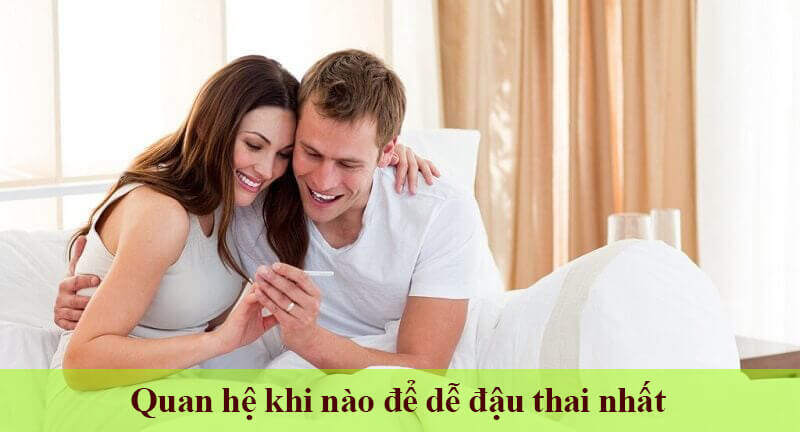 thời điểm quan hệ dễ đậu thai nhất