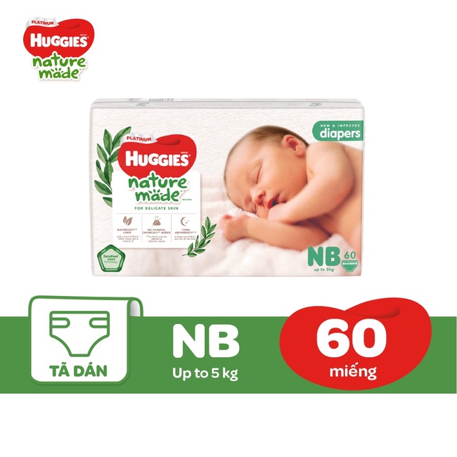 Tã dán Huggies thoáng khí 