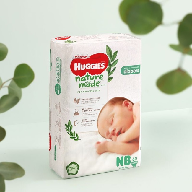 Tã bỉm cao cấp Huggies Platinum Naturemade