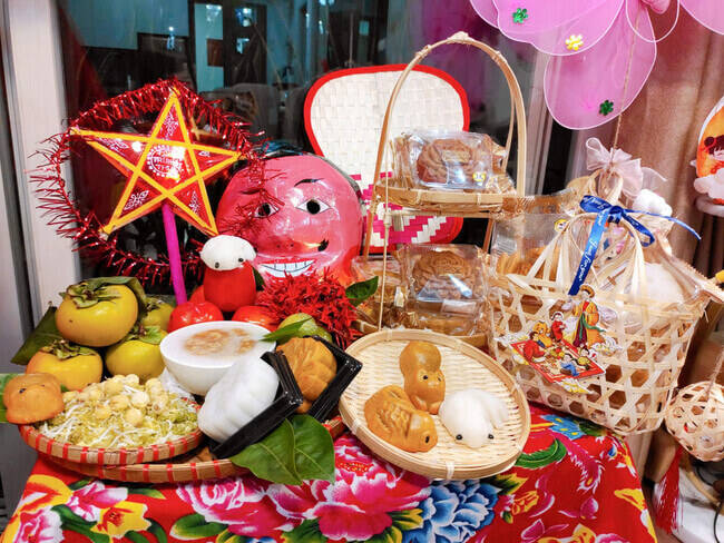 Mâm cỗ Trung thu miền Nam