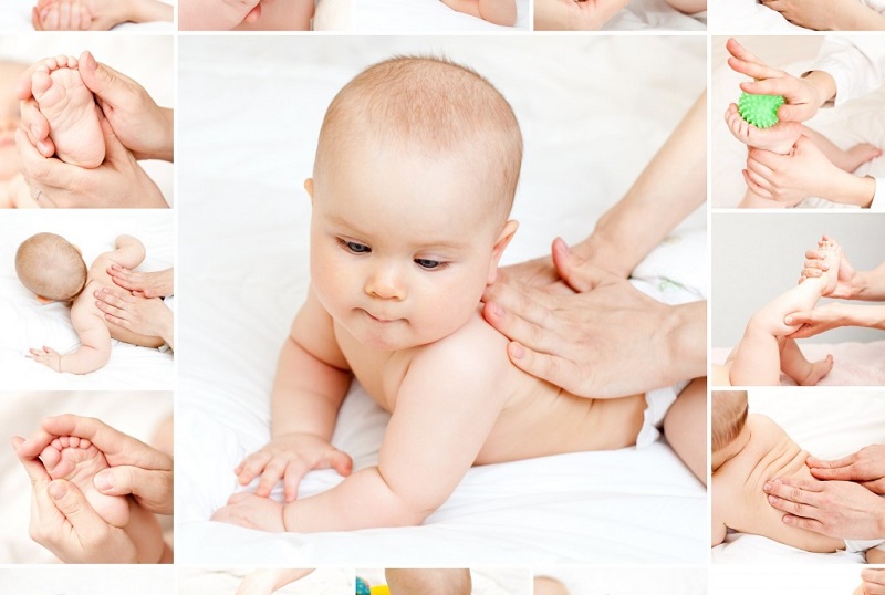 Massage cho trẻ sơ sinh ngay tại nhà