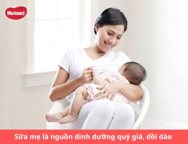 Sữa mẹ là nguồn dinh dưỡng quý giá, dồi dào