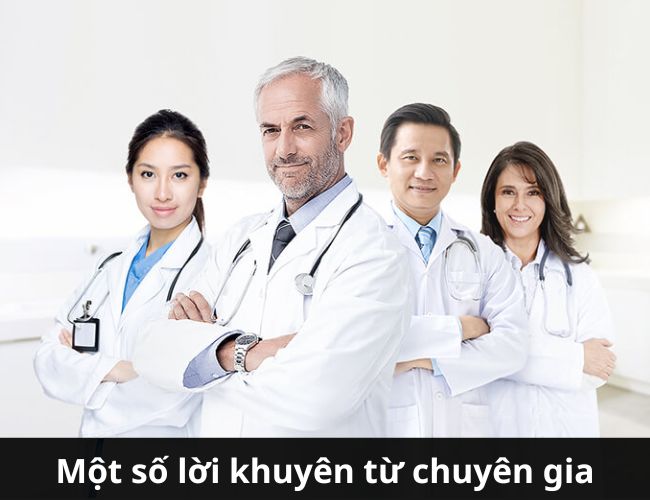 Một số lời khuyên từ chuyên gia