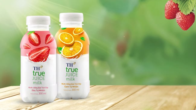 sữa hoa quả th true milk