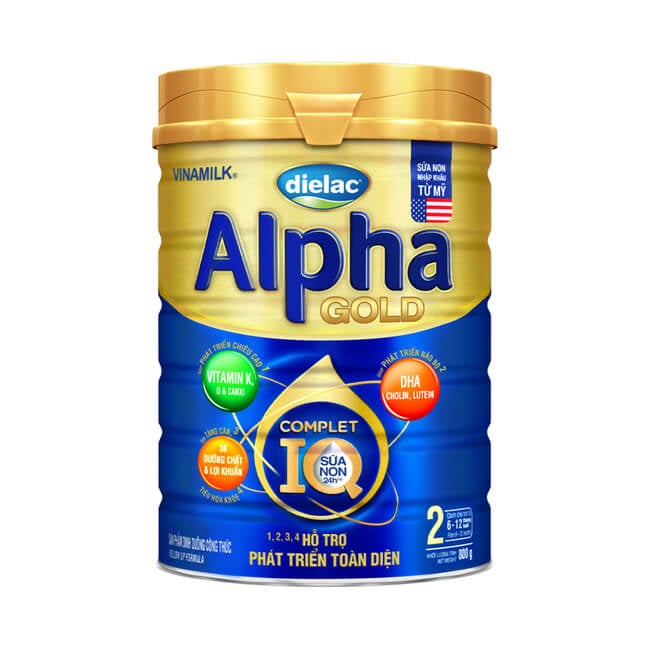 Sữa Dielac Alpha Gold IQ số 2