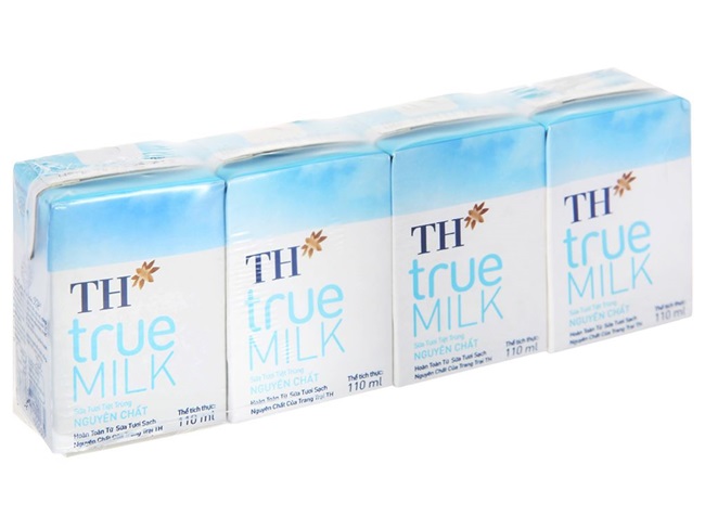 Sữa tươi không đường hộp 110ml chứa khoảng 50 - 65 calo 