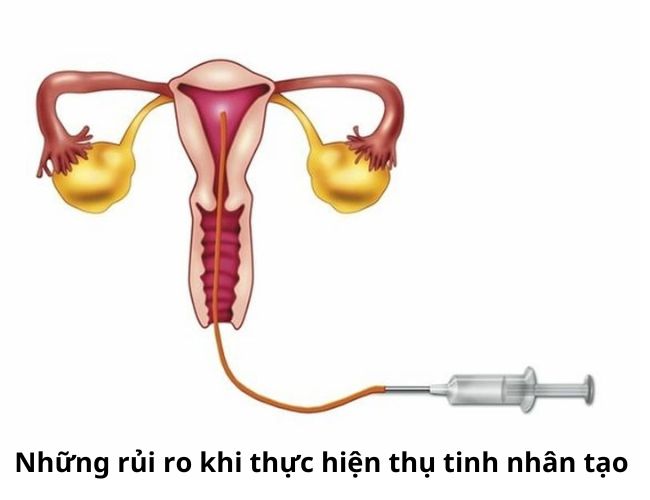 Những rủi ro khi thực hiện thụ tinh nhân tạo