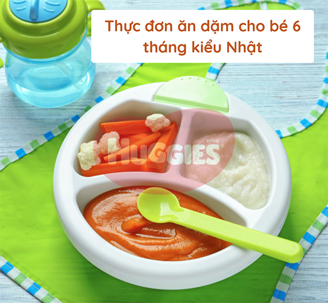 Thực đơn ăn dặm cho bé 6 tháng kiểu Nhật