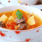 Súp thịt bò khoai tây, cà rốt Súp thịt bò khoai tây, cà rốt