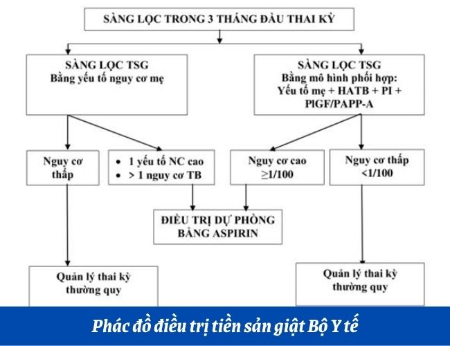 Phác đồ điều trị tiền sản giật của Bộ Y Tế