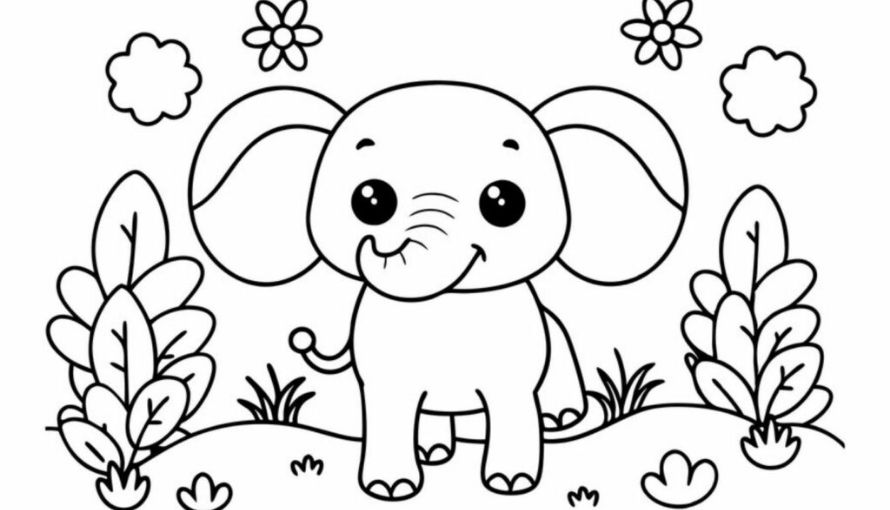 tô màu cho bé động vật