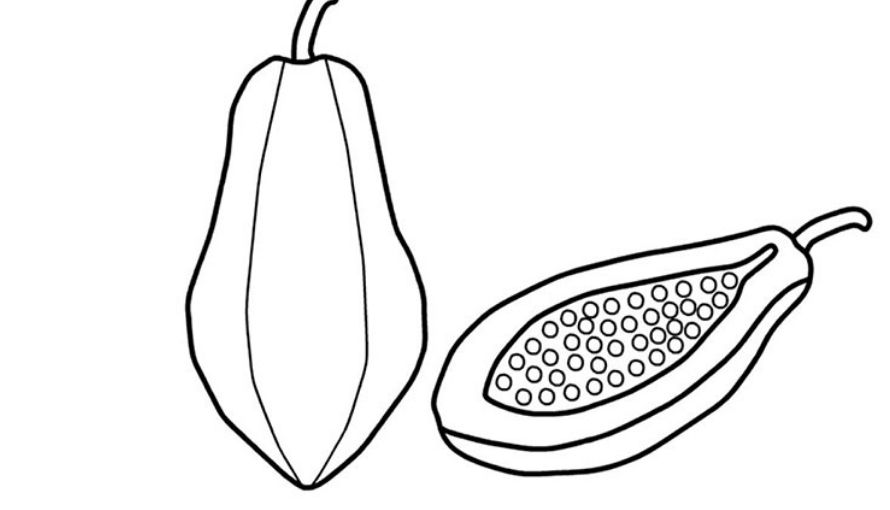  Tranh tô màu trái cây
