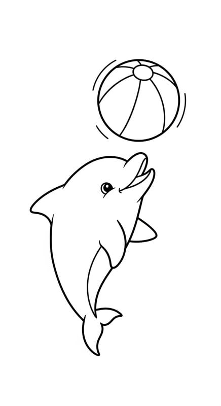 Tranh tô màu cá mập, Baby Shark cute 3