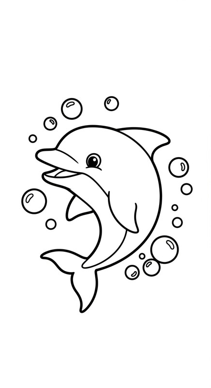 Tranh tô màu cá mập, Baby Shark cute 8
