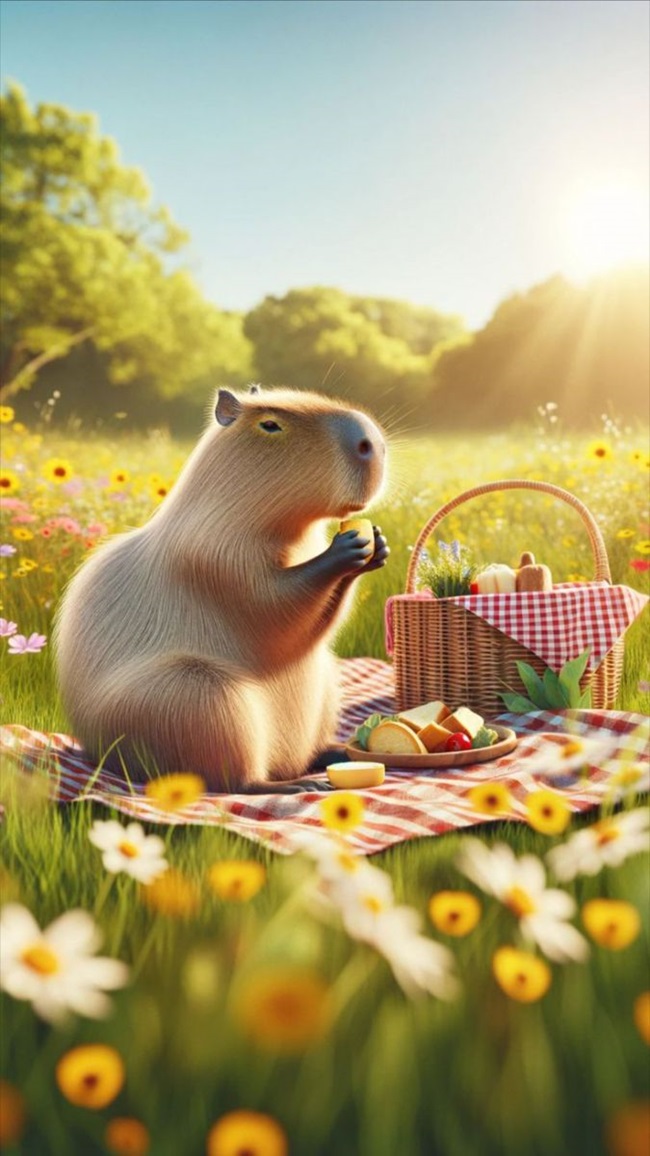 Một số ảnh capybara dễ thương, cute làm hình nền 5