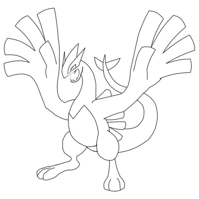 Tranh tô màu Pokemon huyền thoại 5
