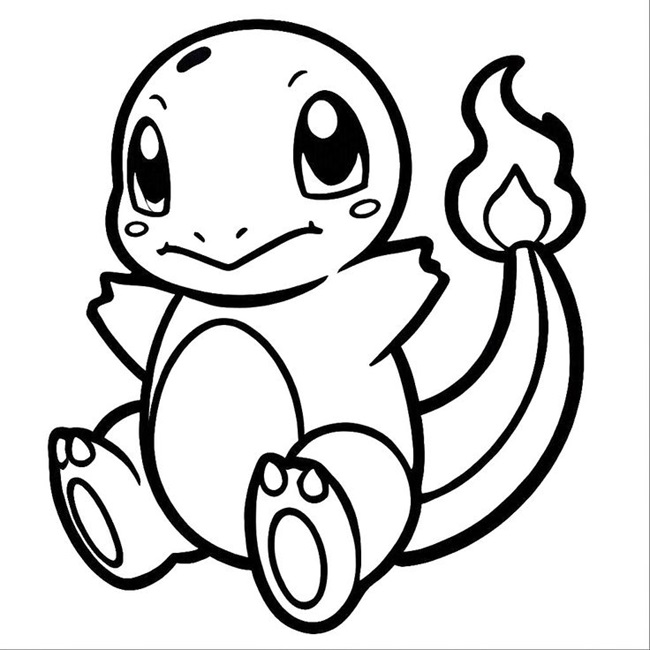 Tranh tô màu Pokemon cute cho bé 3 - 5 tuổi 3
