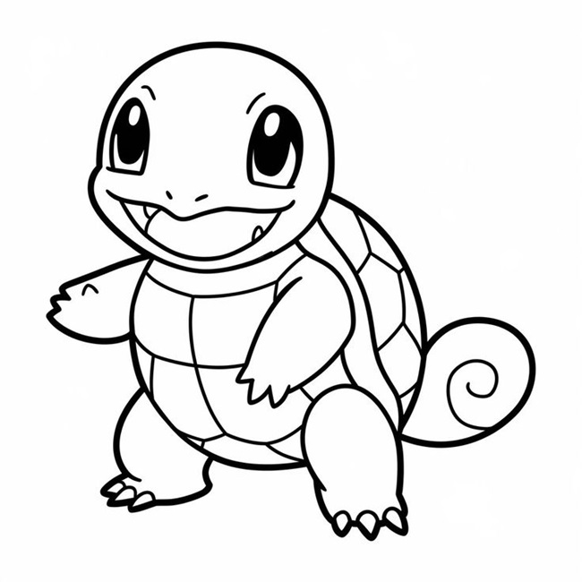 Tranh tô màu Pokemon cute cho bé 3 - 5 tuổi 4