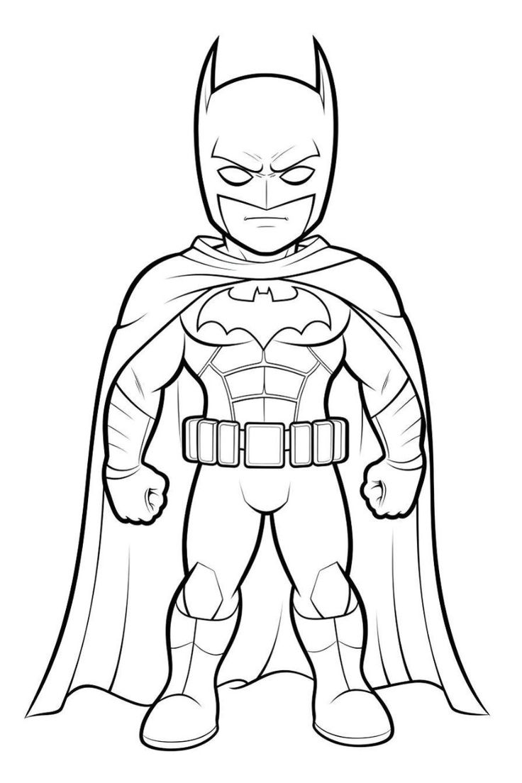 Tranh tô màu siêu nhân batman 5
