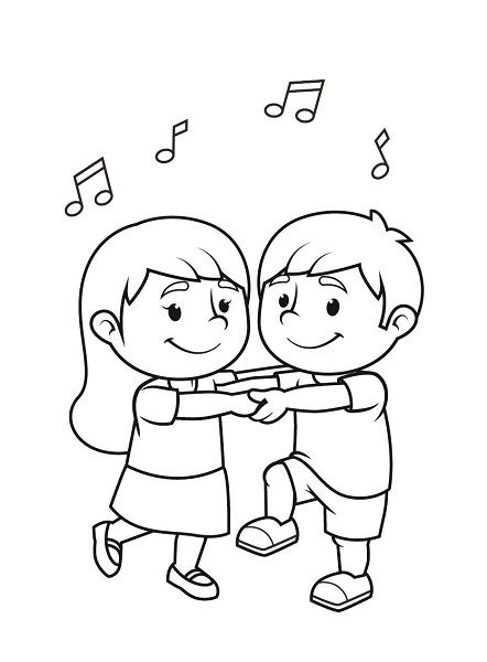 Tranh tô màu bé học mầm non 2