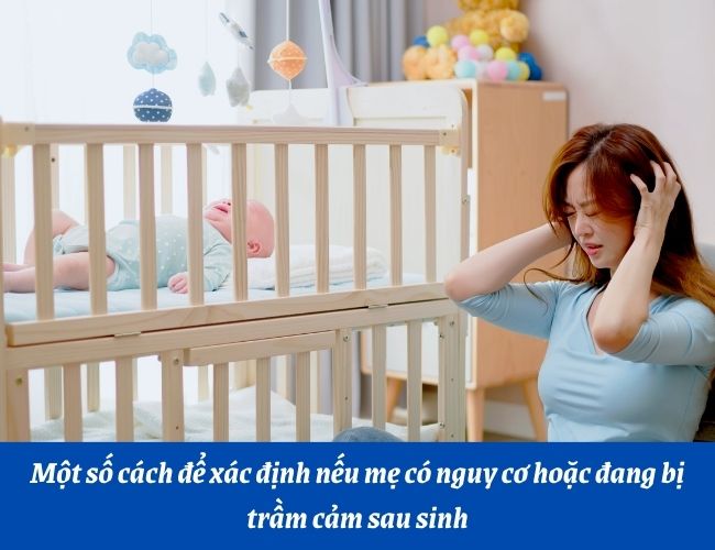 Một số cách để xác định nếu mẹ có nguy cơ hoặc đang bị trầm cảm sau sinh