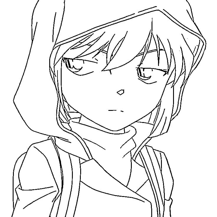 Tranh tô màu anime girl ngầu 6